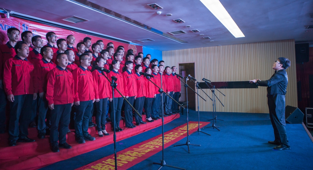 唱响尊龙凯时官网网址之歌 共抒优美情怀——尊龙凯时官网网址智能“双庆”合唱角逐圆满竣事