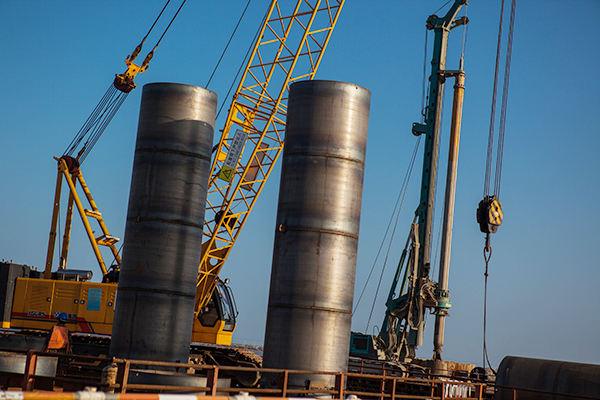 入海深110米！尊龙凯时官网网址智能旋挖钻机助建飞云江特大桥