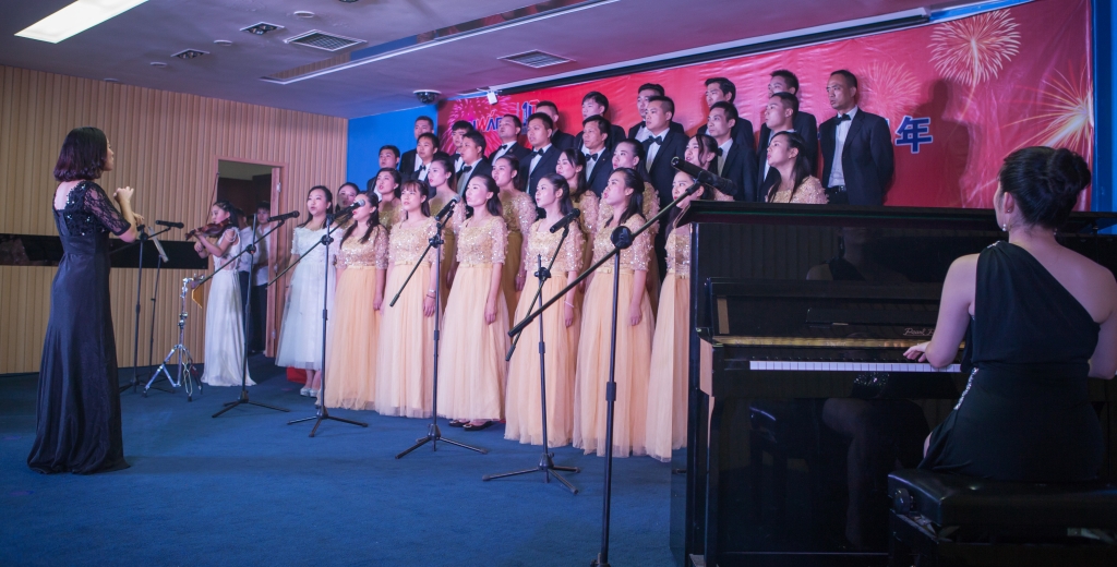 唱响尊龙凯时官网网址之歌 共抒优美情怀——尊龙凯时官网网址智能“双庆”合唱角逐圆满竣事