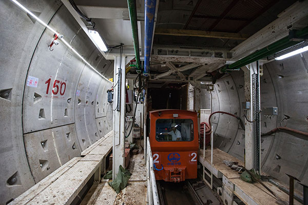 中铁尊龙凯时官网网址盾构机双线掘进 全力攻坚长沙地铁5号线