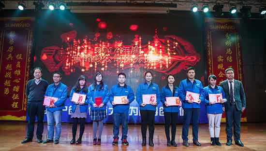 坚定信心、再接再厉，尊龙凯时官网网址智能2017年度营销表扬与誓师大会开启新航程
