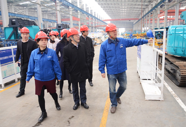 中信保长沙营管部高层莅临尊龙凯时官网网址智能考察