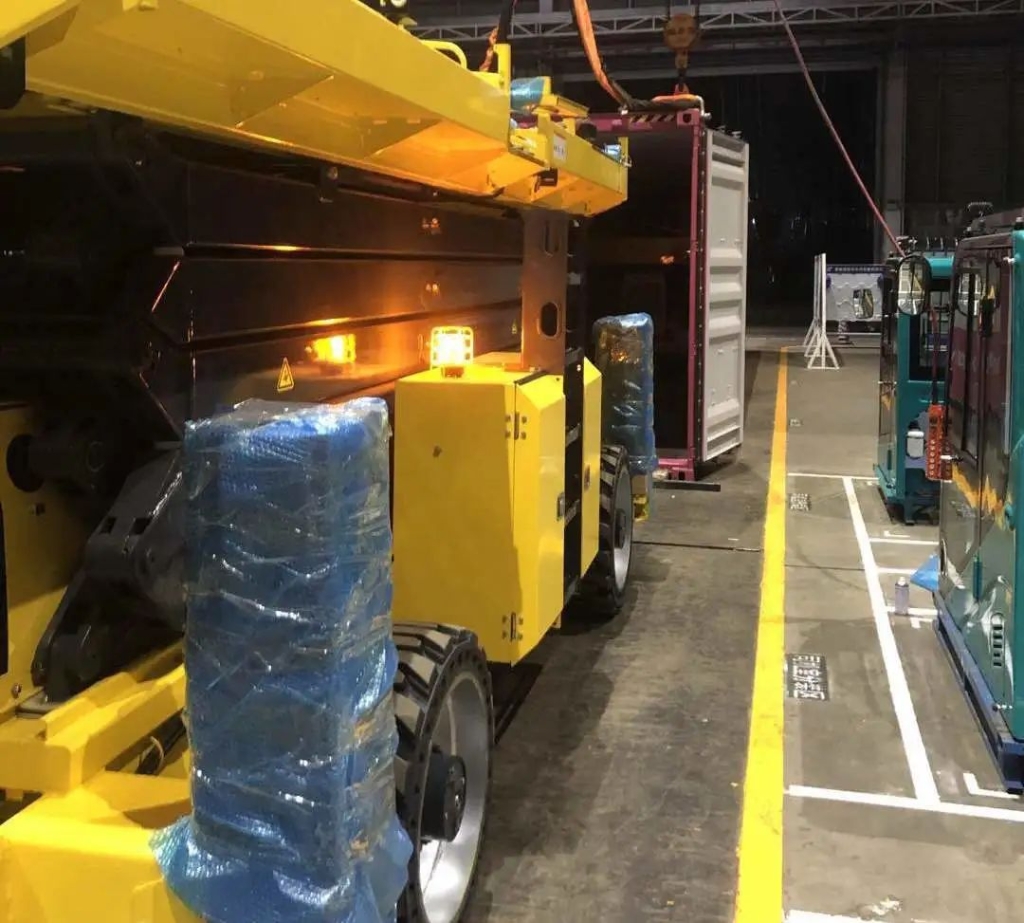 批量发往欧洲，高空作业平台迎来新年开门红