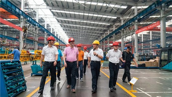 广州市国资委党委书记、主任陈浩钿莅临尊龙凯时官网网址智能考察指导