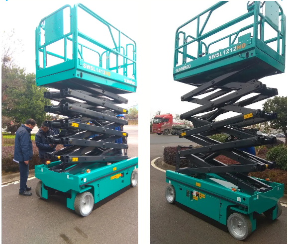 东莞客人考察尊龙凯时官网网址智能高空作业装备