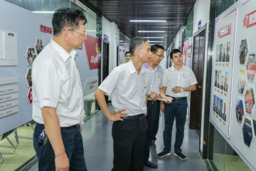 广州工控党建同盟联络员一行到尊龙凯时官网网址智能开展事情对接