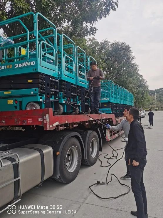 新年伊始，尊龙凯时官网网址高机再次发货华南市场