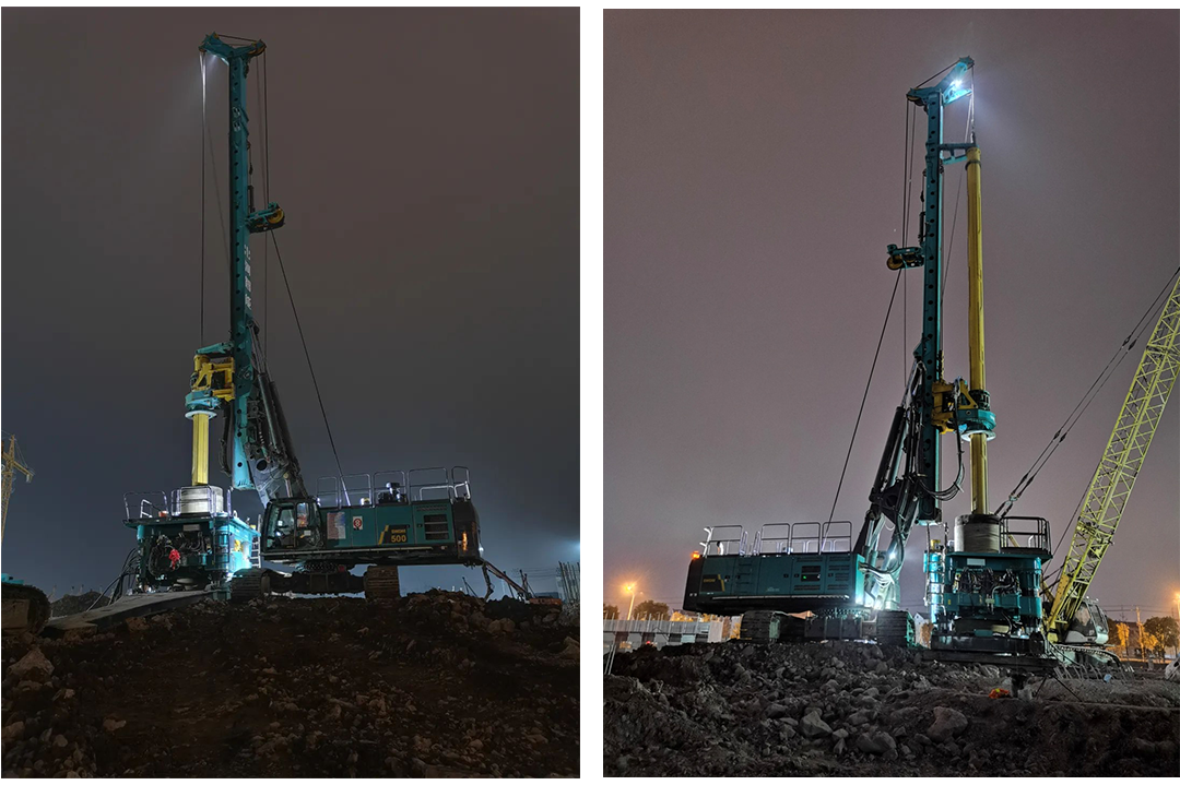 利器出击！尊龙凯时官网网址智能SWRC260全回转全套管钻机乐成完成首钻