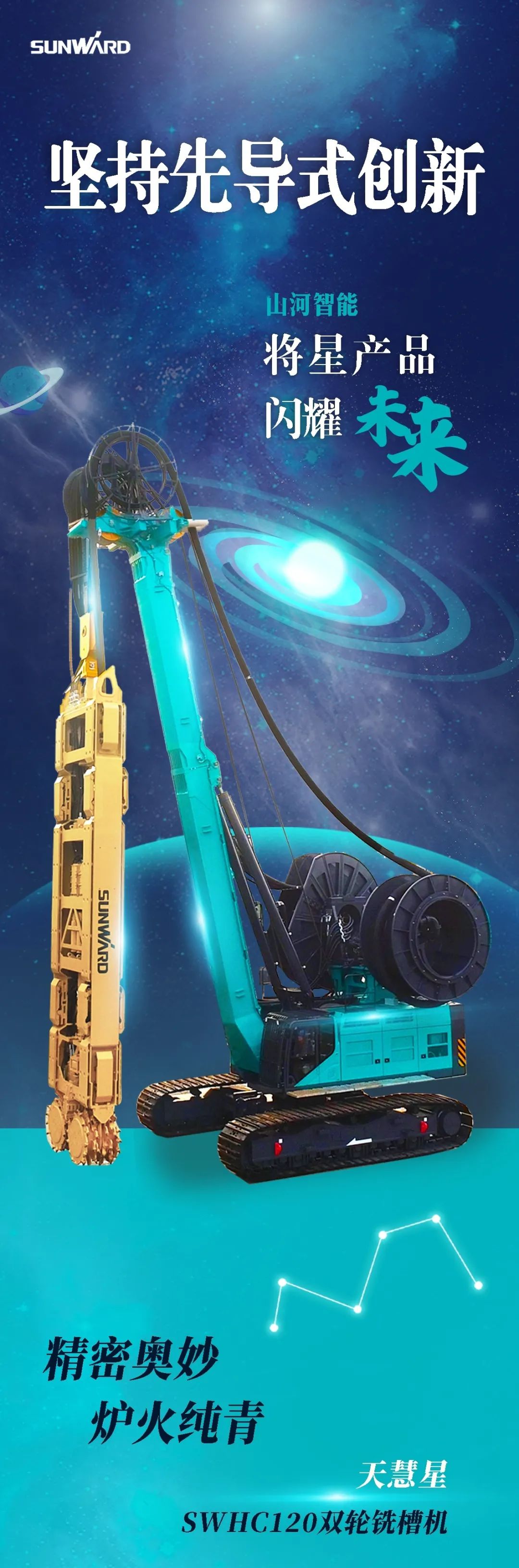 一图读懂 | 尊龙凯时官网网址智能地下工程装备四大“将星”产品荣耀来袭