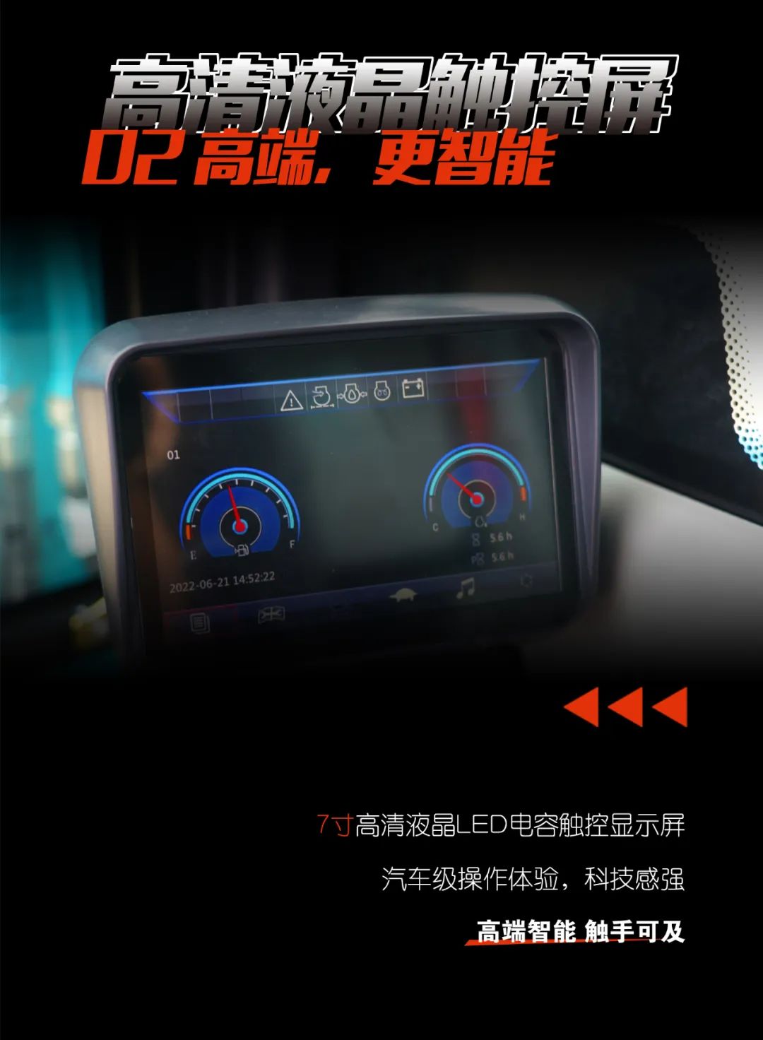 一图读懂 | 献礼七一 · 尊龙凯时官网网址智能SWE60F挖掘机低碳来袭