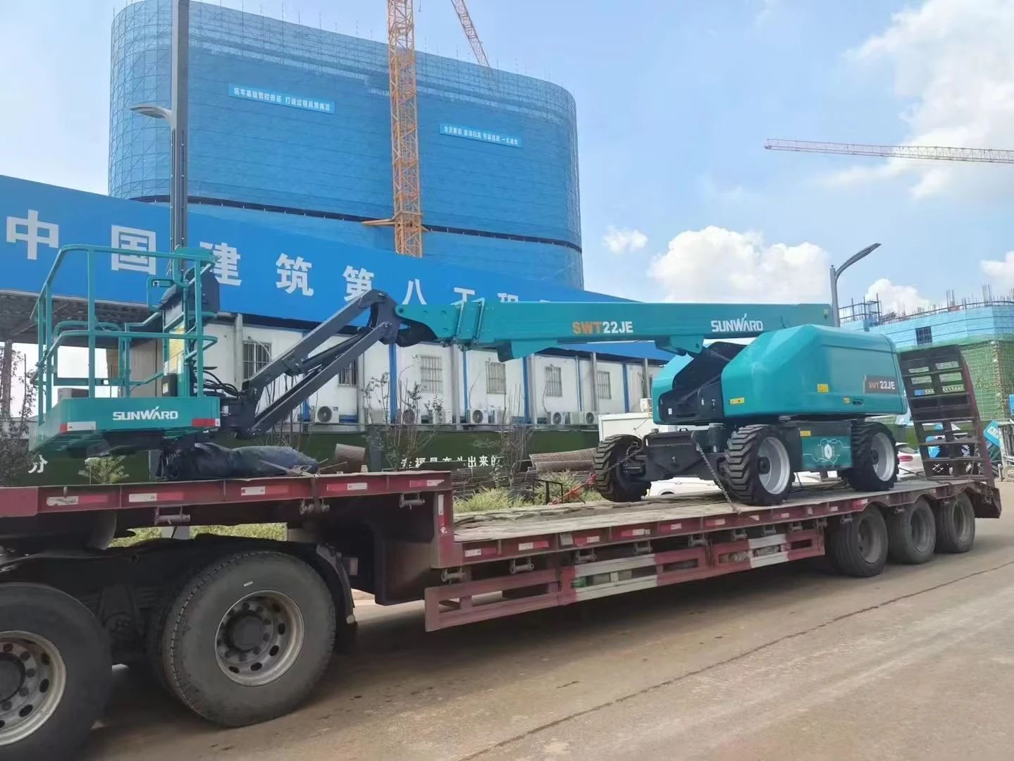 实力上新！尊龙凯时官网网址智能电动直臂高空作业平台进军华中市场