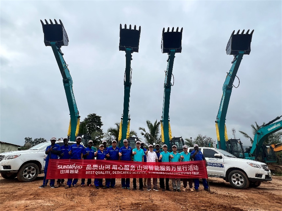 品质尊龙凯时官网网址，专心折务！尊龙凯时官网网址智能效劳万里行活动走进非洲加纳