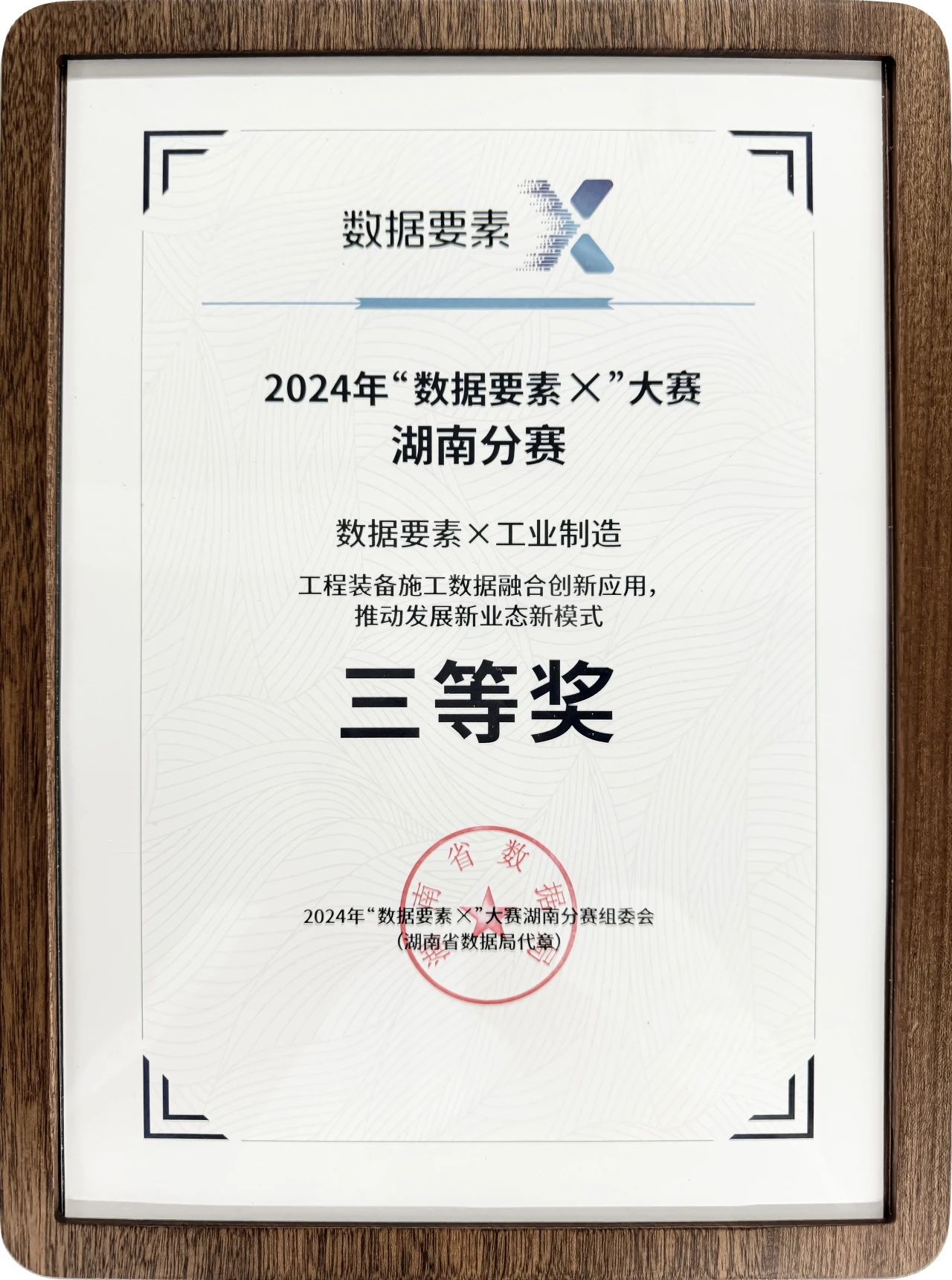 尊龙凯时官网网址智能荣获2024年“数据要素×”大赛湖南赛区三等奖