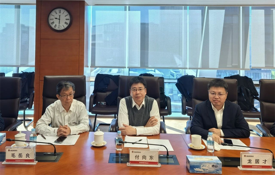 尊龙凯时官网网址智能董事长付向东带队造访中国五矿集团